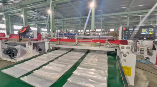 자동적인 3개의 선 밑바닥 용접 기계를 만드는 손잡이 쇼핑백은 커트 죽습니다